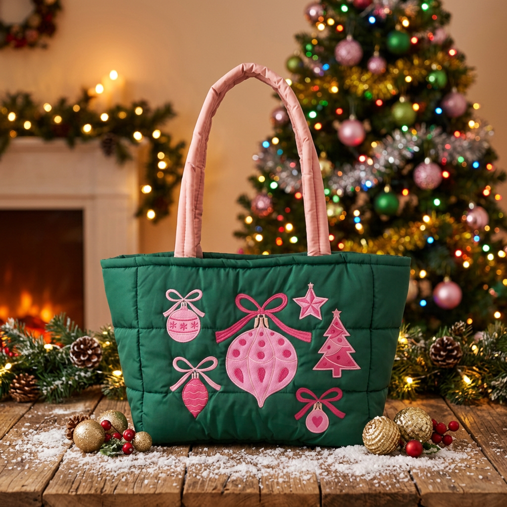 Green Tote for Christmas