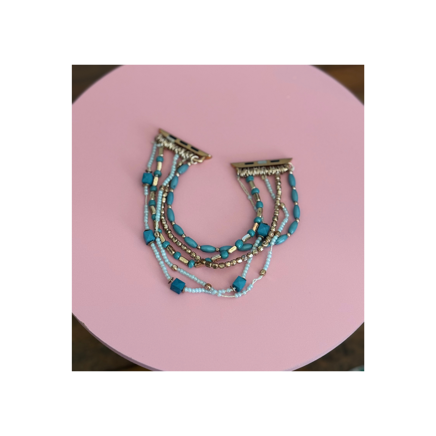 Beaded Apple Watch Band*Gently Worn