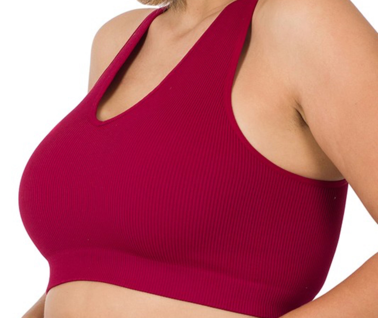 Cropped Racerback Tank