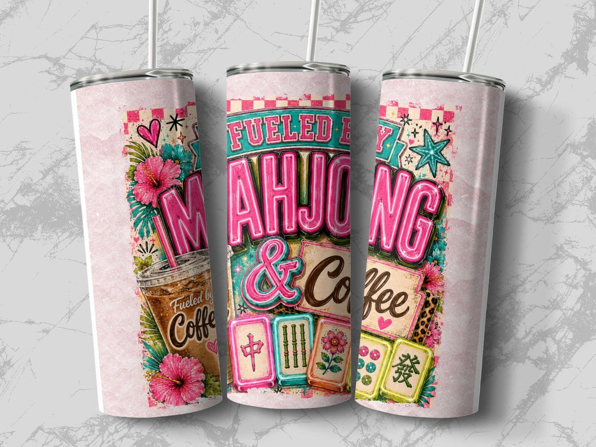 Mahjong & Coffee Bliss Tumbler