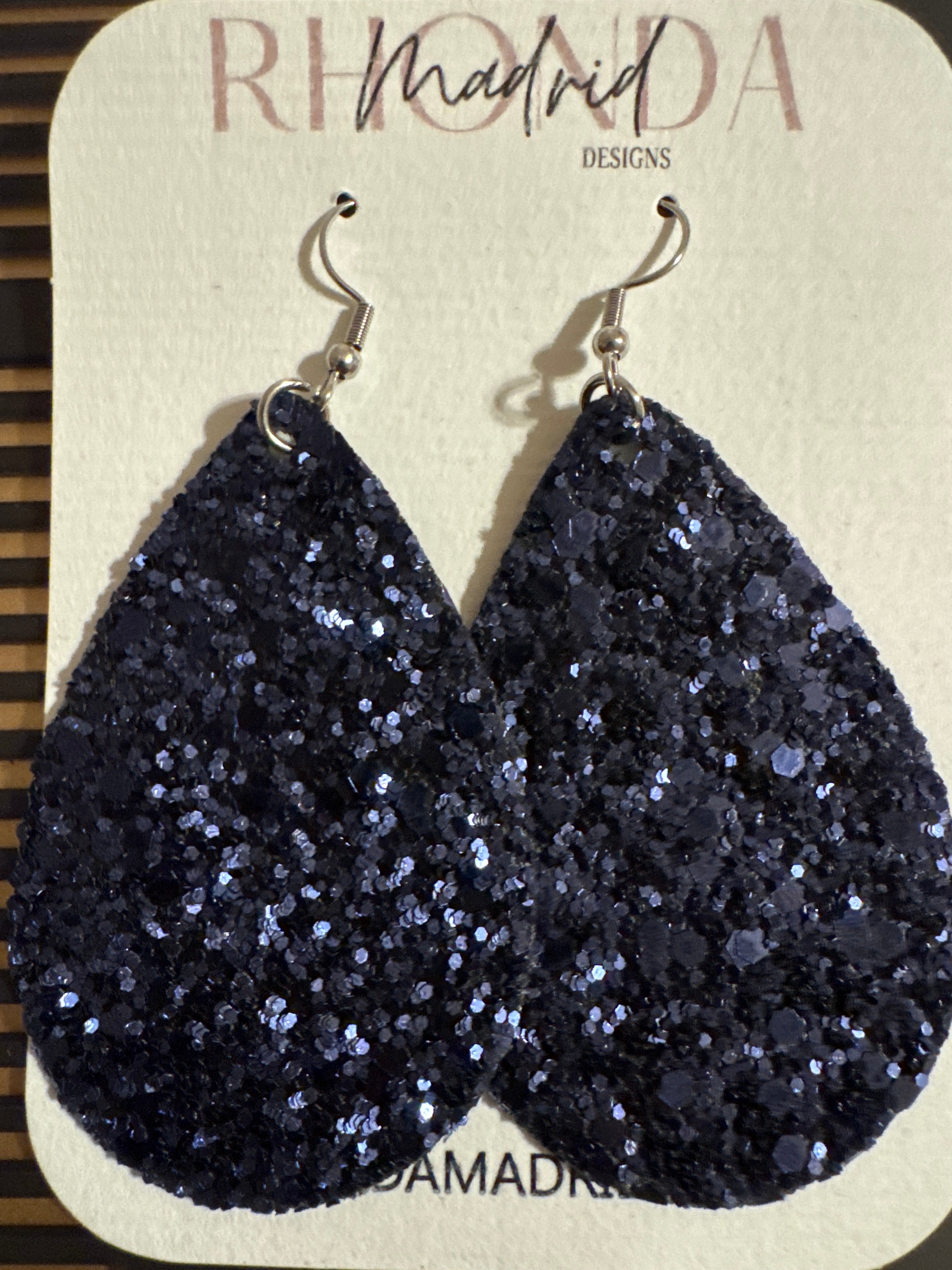 Blue Sparkle Earrings