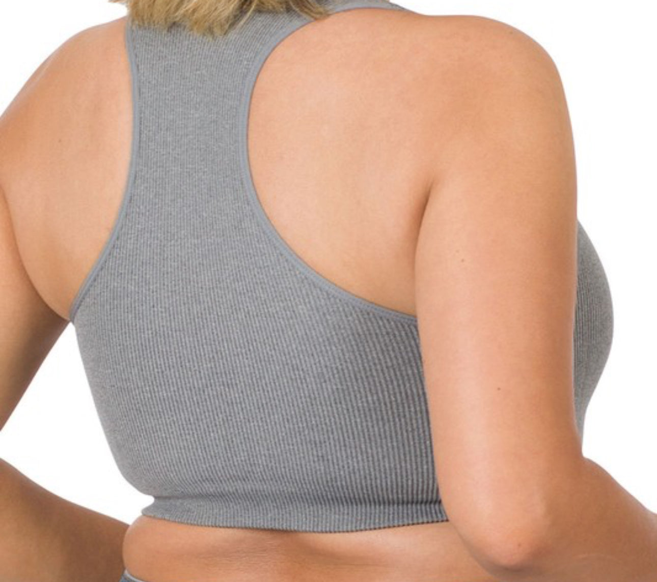 Cropped Racerback Tank