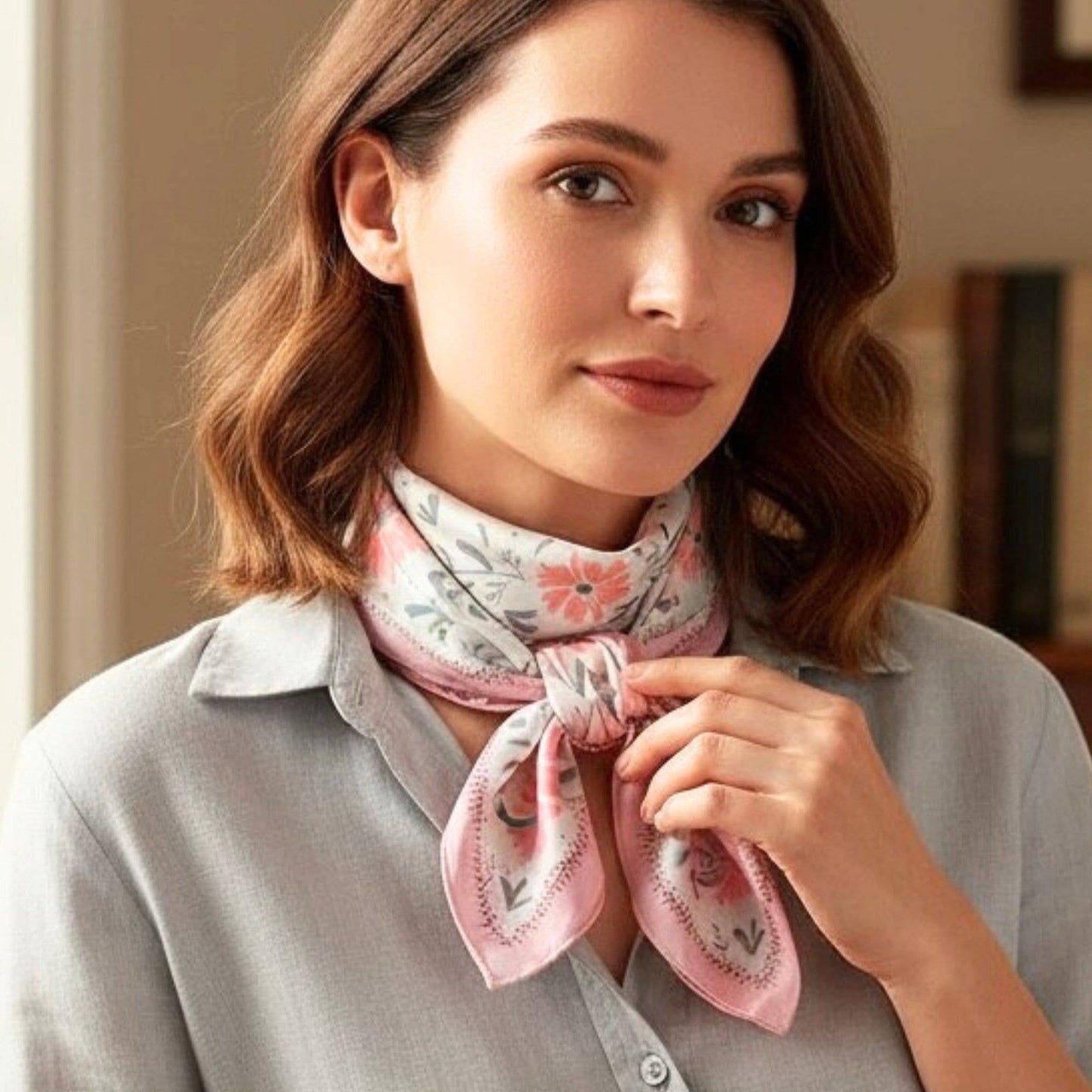 Printed Faux Lux Scarves