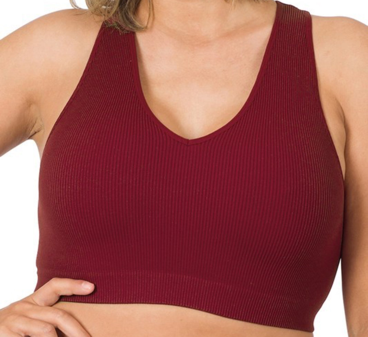 Cropped Racerback Tank
