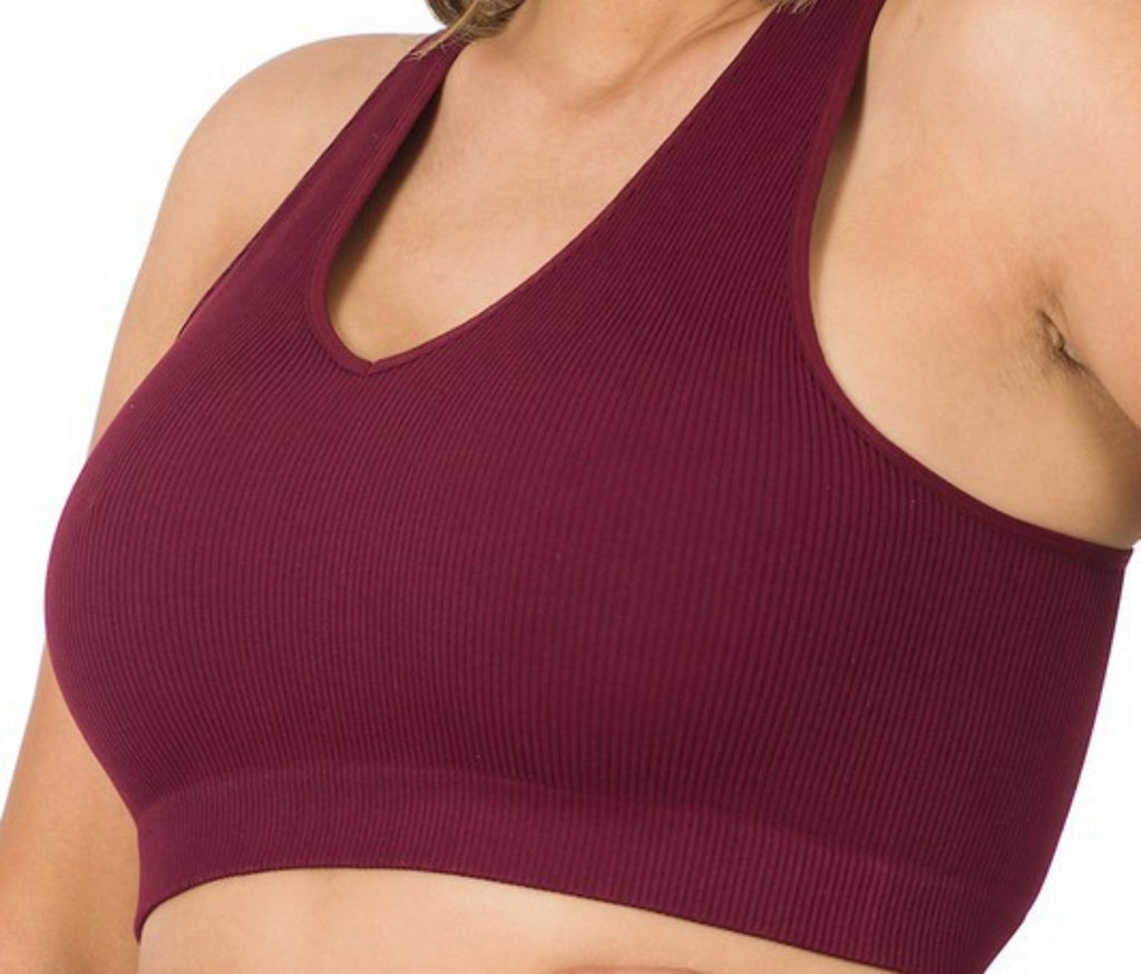 Cropped Racerback Tank