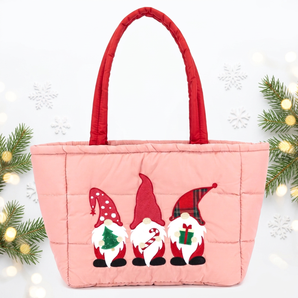Holiday Gnome Tote Bag