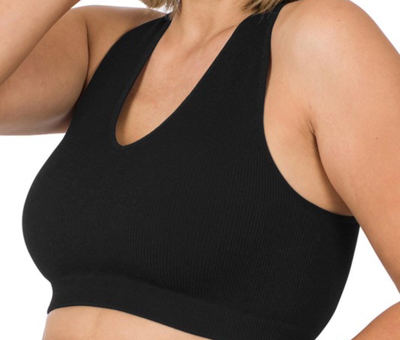 Cropped Racerback Tank