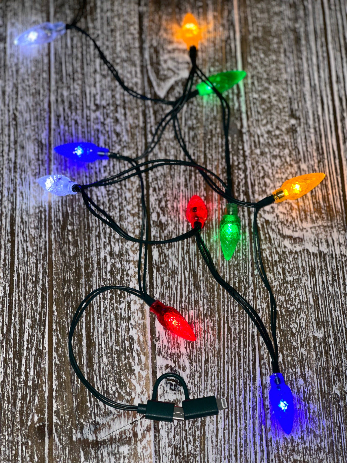 Christmas Lights 2 in 1 Phone Charger