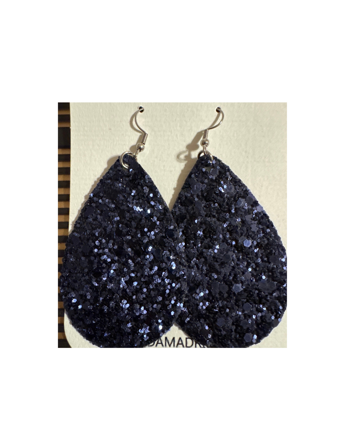 Blue Sparkle Earrings by Rhonda Madrid