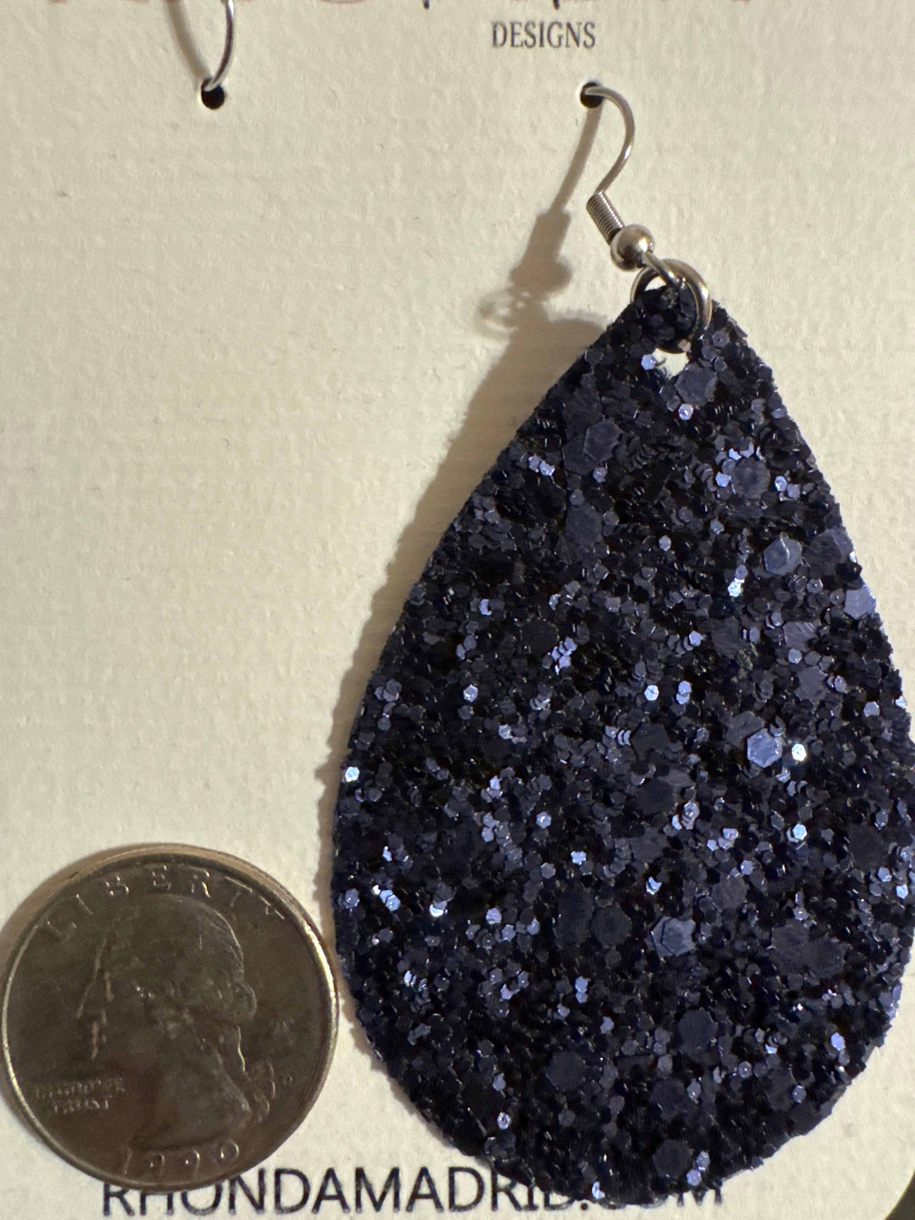 Blue Sparkle Earrings