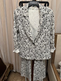 Cato Floral Print Blazer & Pant Set