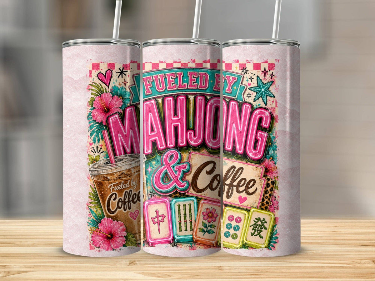 Mahjong & Coffee Bliss Tumbler