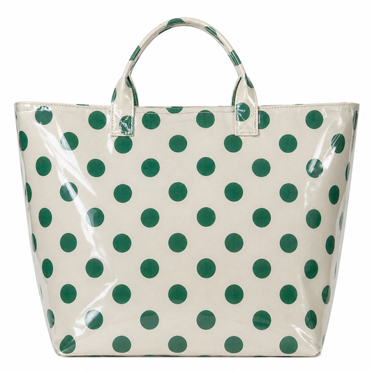 Polka Dot Waterproof Tote Bags